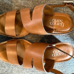 Franco Sarto Tan Leather Footwear